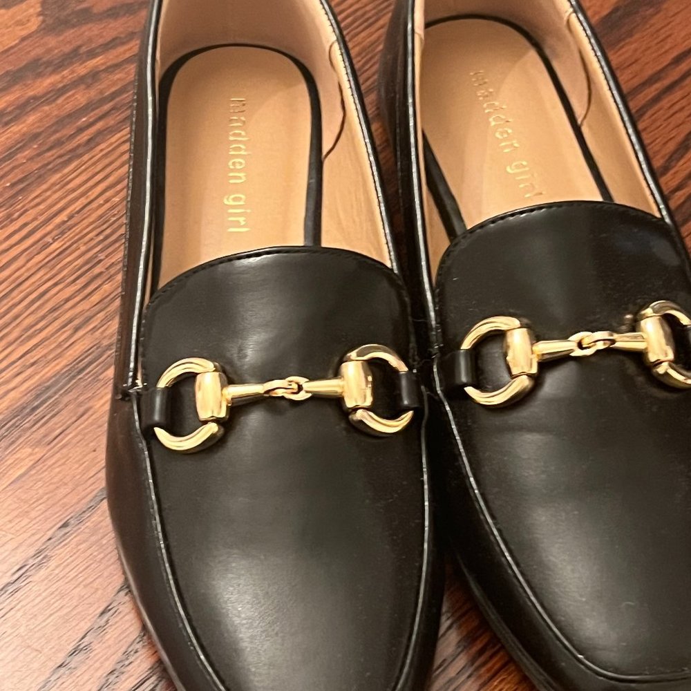 Madden Girl Women's Black Loafers